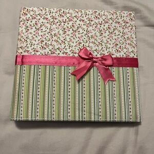Floral and Striped photo album